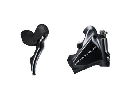 Shimano Dura Ace R9120 - Skifte- og bremsegreb højre - Hydraulisk kaliber og olieslange