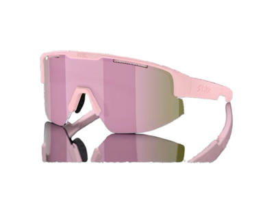 Bliz Matrix - Cykelbriller - Brown/rose multicolour lens - Matt powder pink