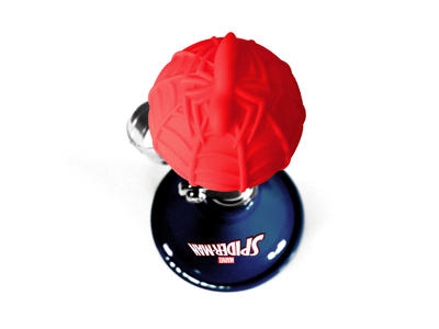 Seven - Spiderman - Cykelhorn til børnecykel - Blå