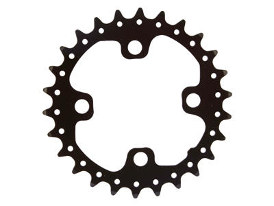 Shimano SLX - 26 tands klinge MTB - BCD64 - Sort - FC-M675