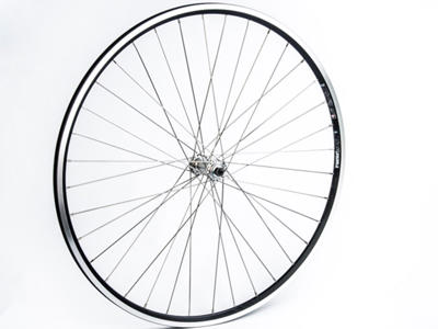 Connect City/MTB Forhjul - 700C - QR nav - Mach1 CFX 13,4 mm fælg - Sort/Sølv