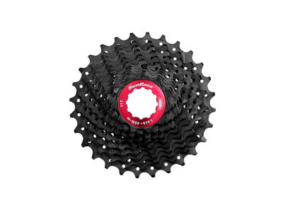 Sunrace Kassette 11 gear - 11-34 tands - Road - Alu Spider - Sort