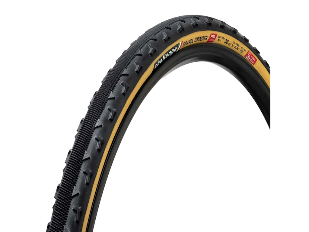 Challenge Gravel Grinder Pro Clincher Foldedæk Gravel 700 x 33c Tan