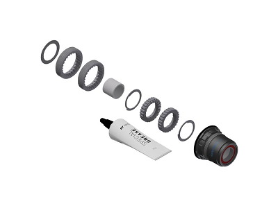 DT Swiss Ratchet LN opgraderingskit Hybrid SRAM XD MTB (Steel) body
