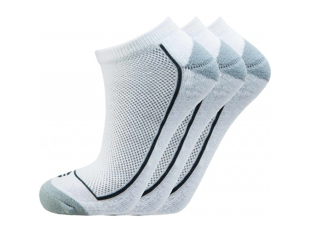 Endurance Boron LoCut - Strømper - 3 pak - White -  Str. 31/34