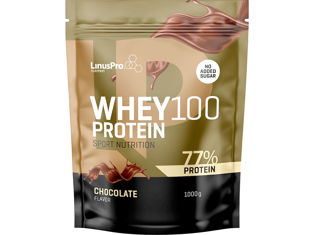 LinusPro Whey100 - Chokolade - 1000g