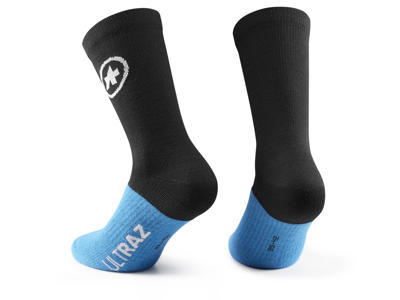 Assos Ultraz EVO - Cykelstrømper - Vinter - Sort/blå