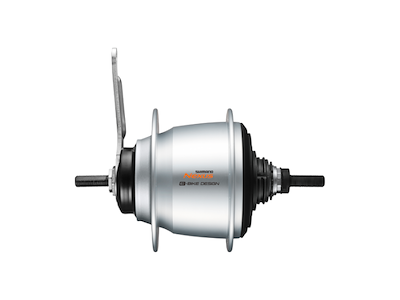 Shimano Nexus - Bagnav med 5 gear - 187mm aksel, til 36 eger - sølv - SG-C7000-5C med fodbremse
