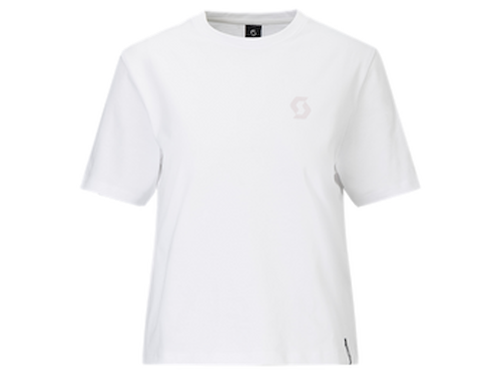 SCOTT Graphic Tee - T-Shirt - Dame - Hvid - Str. L SCOTT Graphic Tee - T-Shirt - Dame - Hvid - Str. L