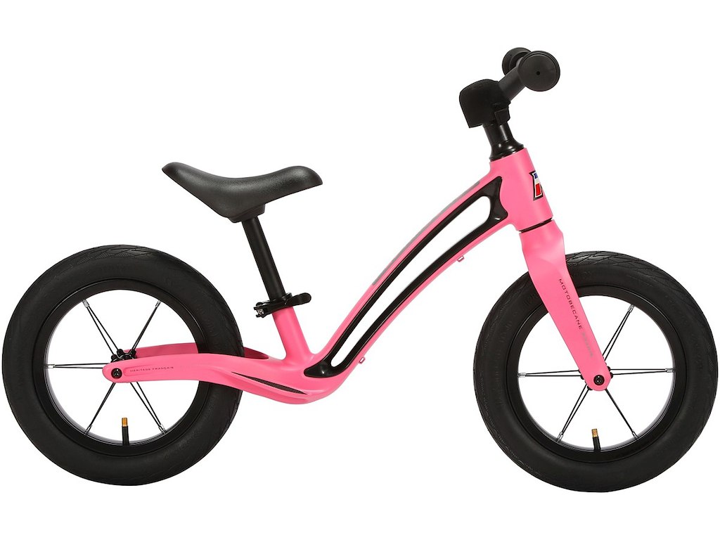 Motobecane Roadie løbecykel 12 matlyserød/sort" Motobecane Roadie løbecykel 12 matlyserød/sort"