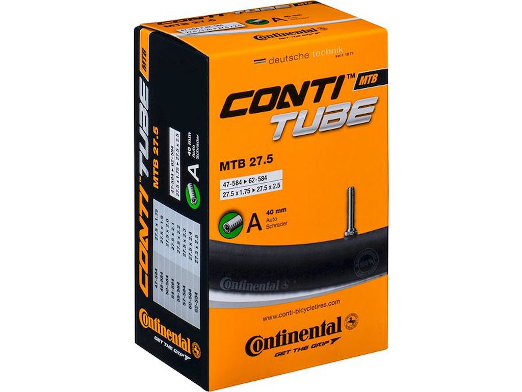 Continental Slange 27,5 x 1.75-2.50" med autoventil"