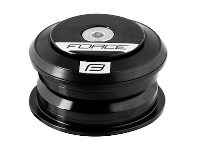 FORCE styrfittings AHEAD 1 1/8'' aluminium - sort