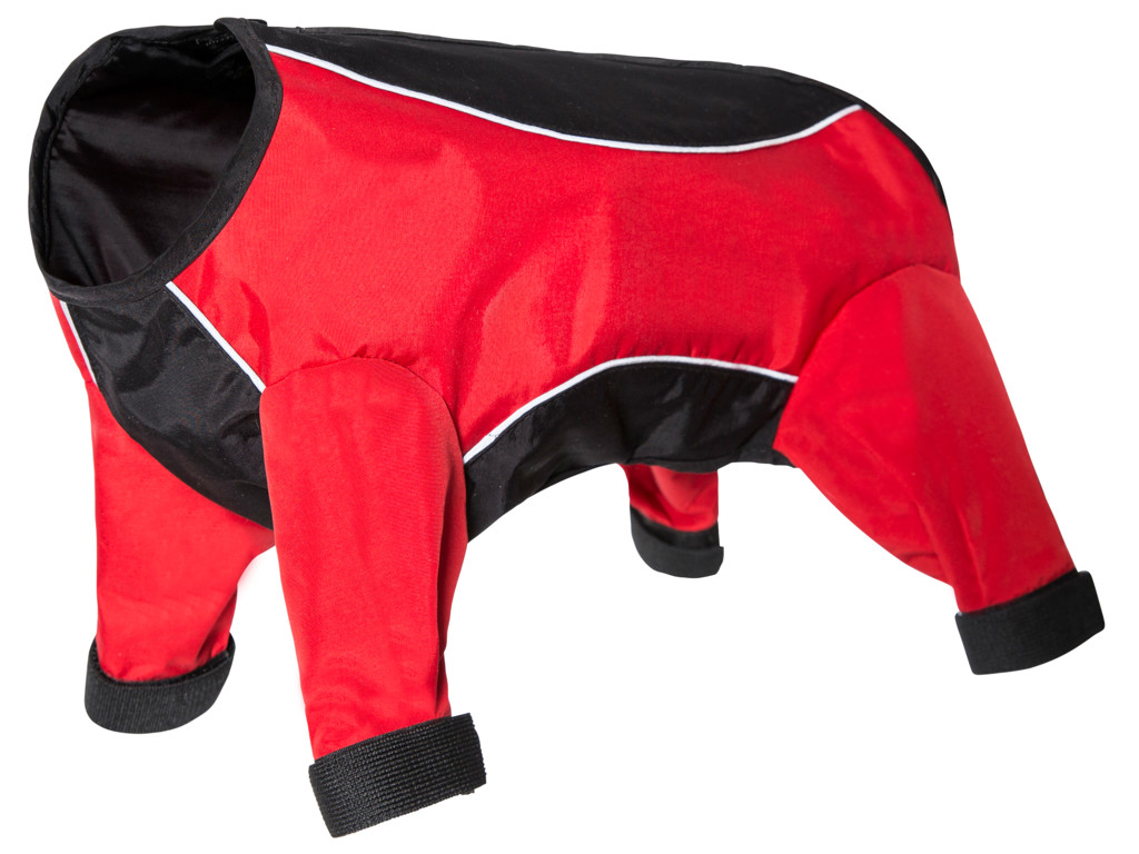 Trespaws Tia - Hundedækken vind- og vandtæt - Rød/Sort