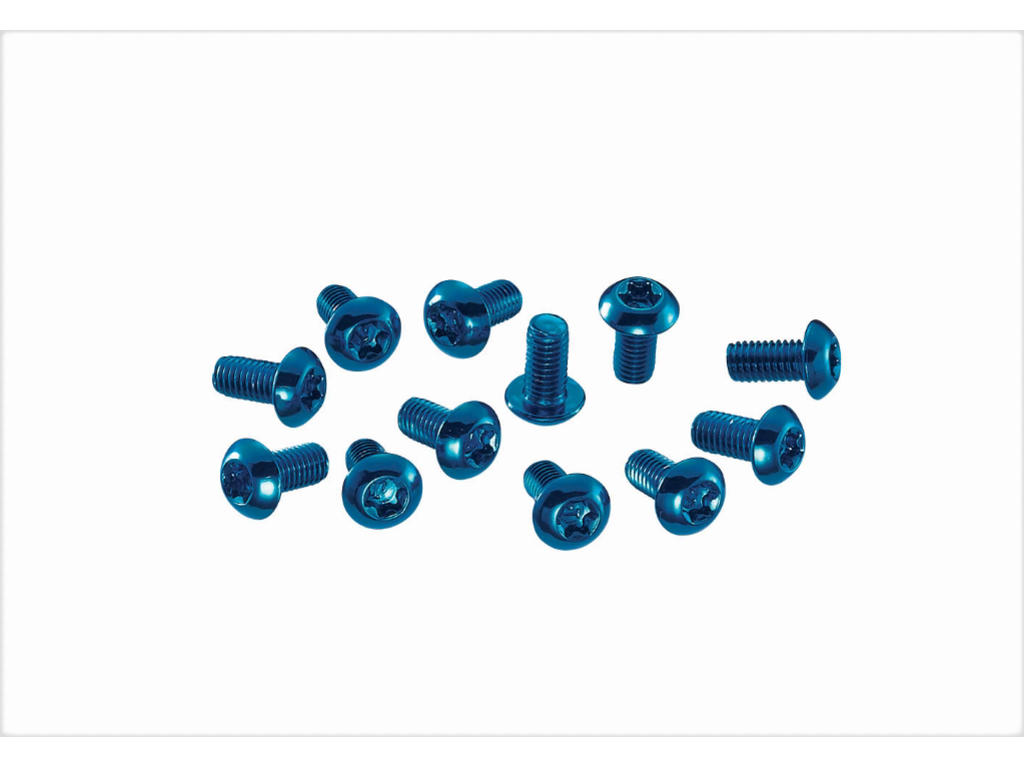 Skivebremsebolt 12 stk for og bag Blå