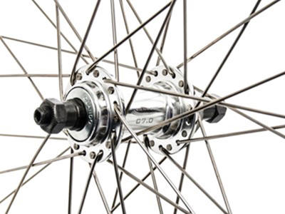 Connect City/MTB Baghjul - 700C  - QR nav - 7 Speed - ZAC19 fælg - Sort/Sølv