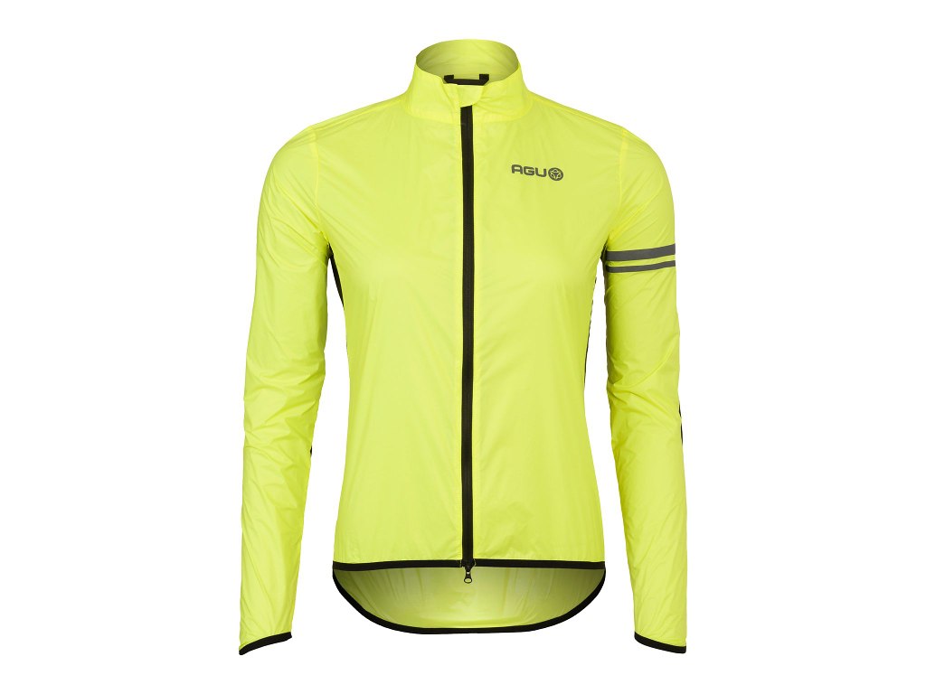 AGU Essential Wind Jacket - Cykeljakke - Dame - Hi-Vis Neon Gul - Str. L