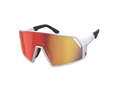 SCOTT Pro Shield Cykelbriller Mat Hvid/Rød
