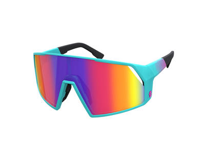 SCOTT Pro Shield Metaverse cykelbriller Stealth Blue/Radiant Pink/Teal Chrome