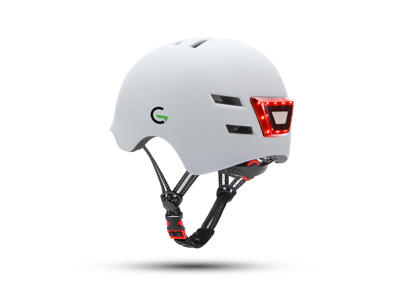 Gorunner - LED Cykelhjelm - Hvid