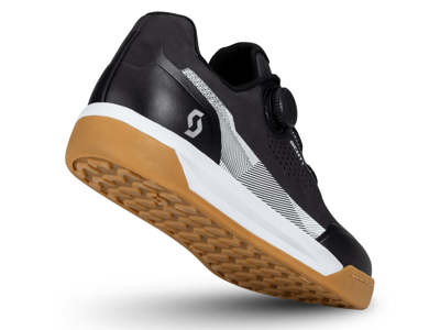 SCOTT Volt Evo Flat MTB cykelsko sort/hvid herre (Skostørrelse: 42)