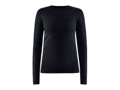 Craft Core Dry Active Dame Baselayer med lange ærmer Sort (Størrelse: X-Large)