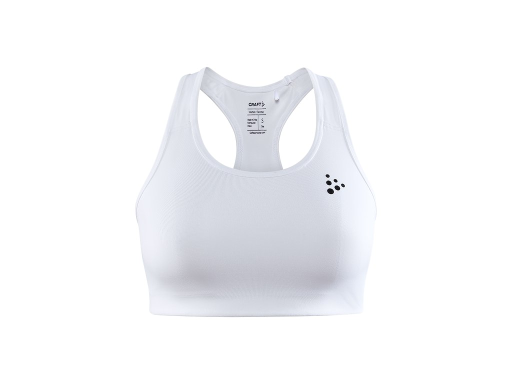 Craft Training Bra Classic - Dame - Hvid - Str. S Craft Training Bra Classic - Dame - Hvid - Str. S
