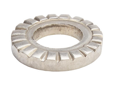 Spændskive til forhjuls aksel