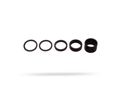 PRO Spacer sæt - Til styrfittings 1 1/8" - Aluminium - 2-2,5-5-10 og 20mm høje