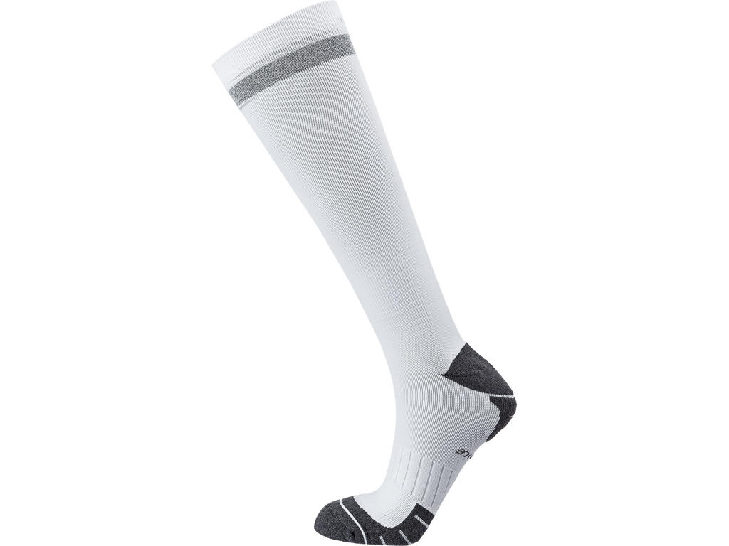 Endurance Torent Reflective Long - Løbestrømper m. kompression - White -  Str. 35/38