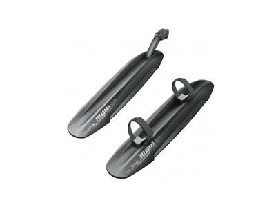 SKS Stumpskærm - Fatboard 141 mm bred til fatbike - sort