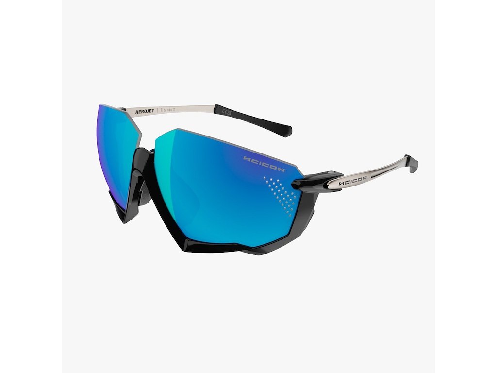 Scicon Aerojet Titanium cykelbriller Metal Black Multimirror Blue Scicon Aerojet Titanium cykelbriller Metal Black Multimirror Blue