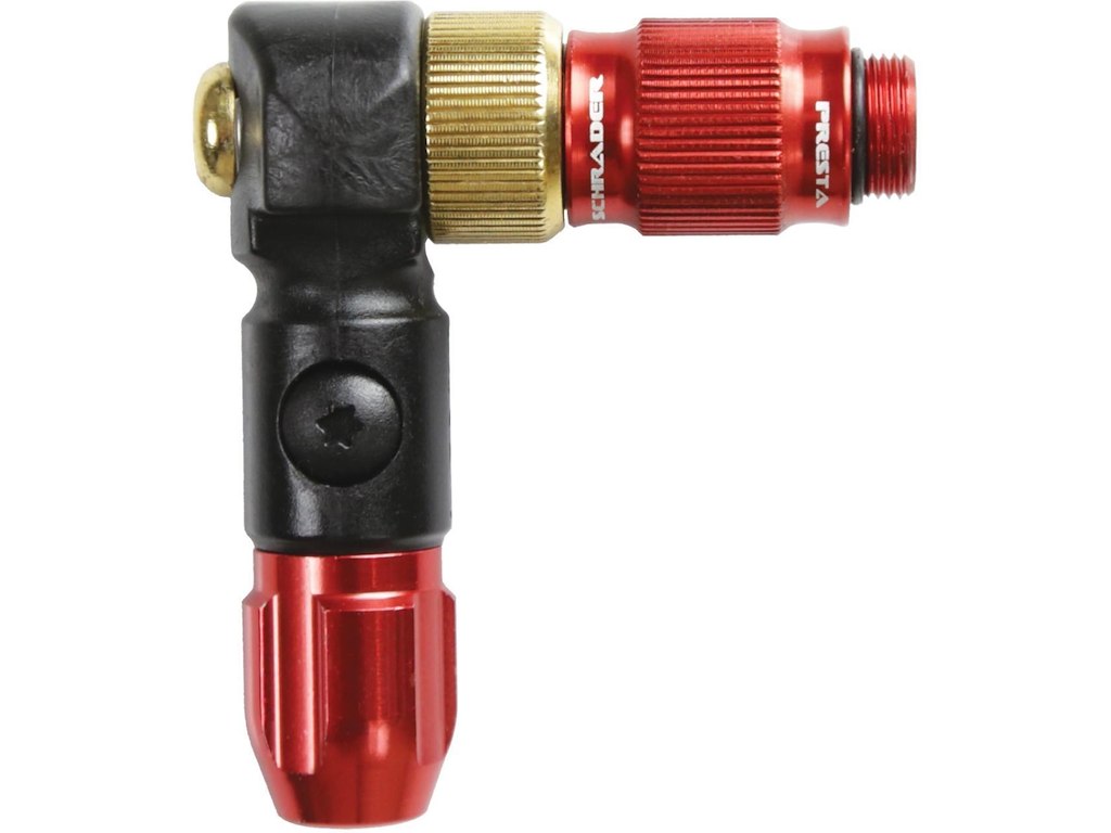 Lezyne ABS-1 Pro Chuck Pumpehoved Orange