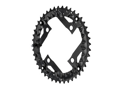 FORCE klinge 44 tands BCD 104mm 9 gear stål sort