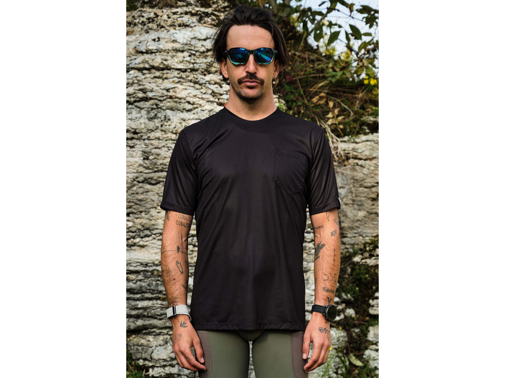 Giordana Gravel Cargo Cykel T-Shirt - Loose fit - Sort