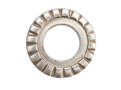 Spændskive til forhjuls aksel