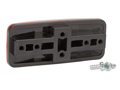 OnGear - Refleks til bagagebærer - 50 og 80 mm beslag - Rød