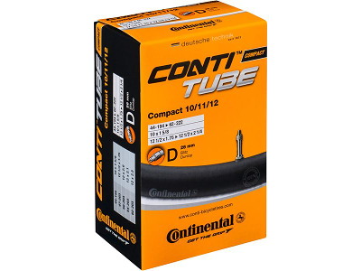 Continental 12 Slange 44/62-194/222 med 26mm dunlop ventil"