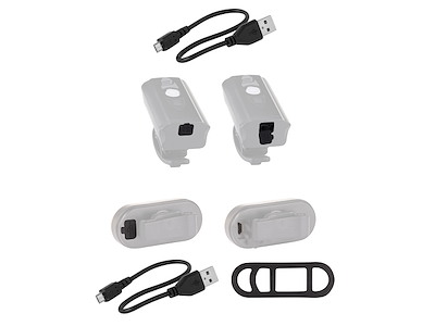 FORCE Diver Arc Lygtesæt - USB Opladelig - 900/40 Lumen