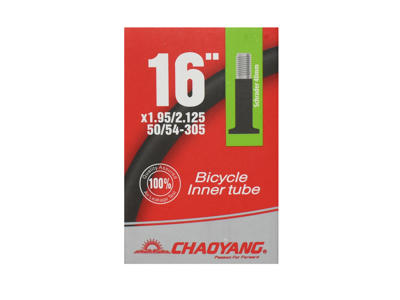 Chaoyang Slange 16 x 1.95-2.125 med 40mm lang Autoventil