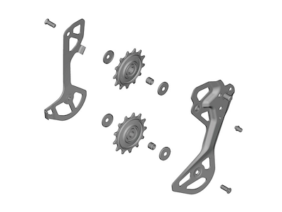 Shimano SLX M7230 Laske enhed med polleyhjul til bagskifter 12 gear SGS type