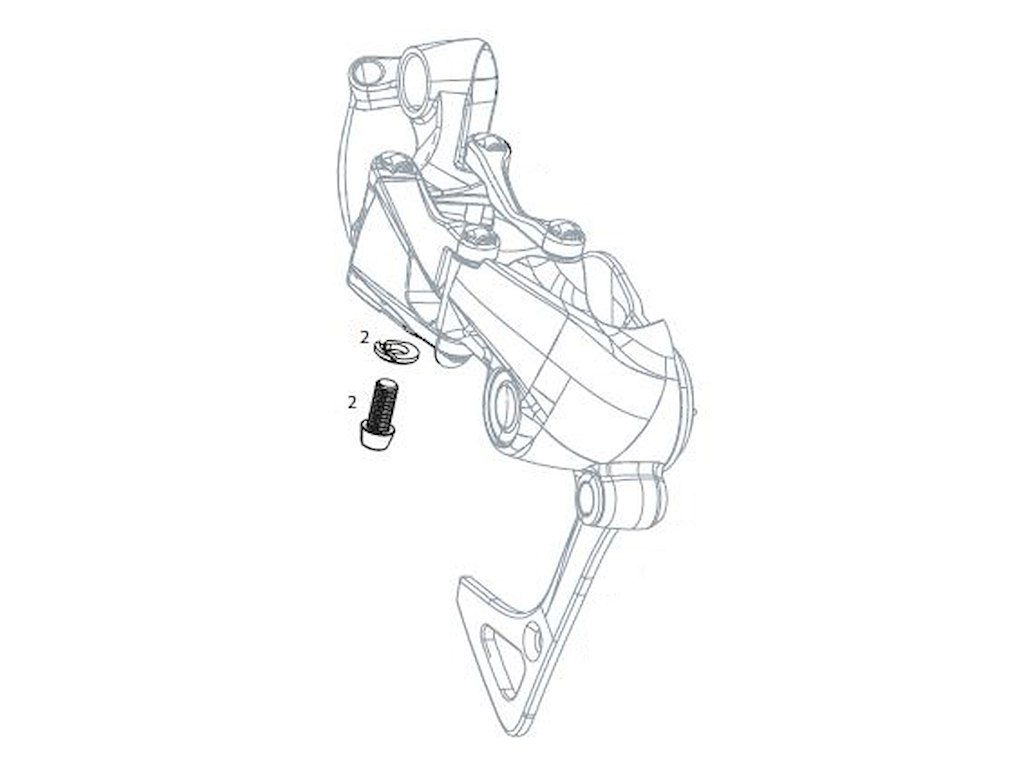 Sram GX 1x11 Bolt Og Skive Til Kabelspænding