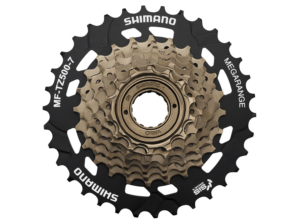 Shimano Frikrans - MF-TZ500 - 7 gear 14-34 tands med gevind