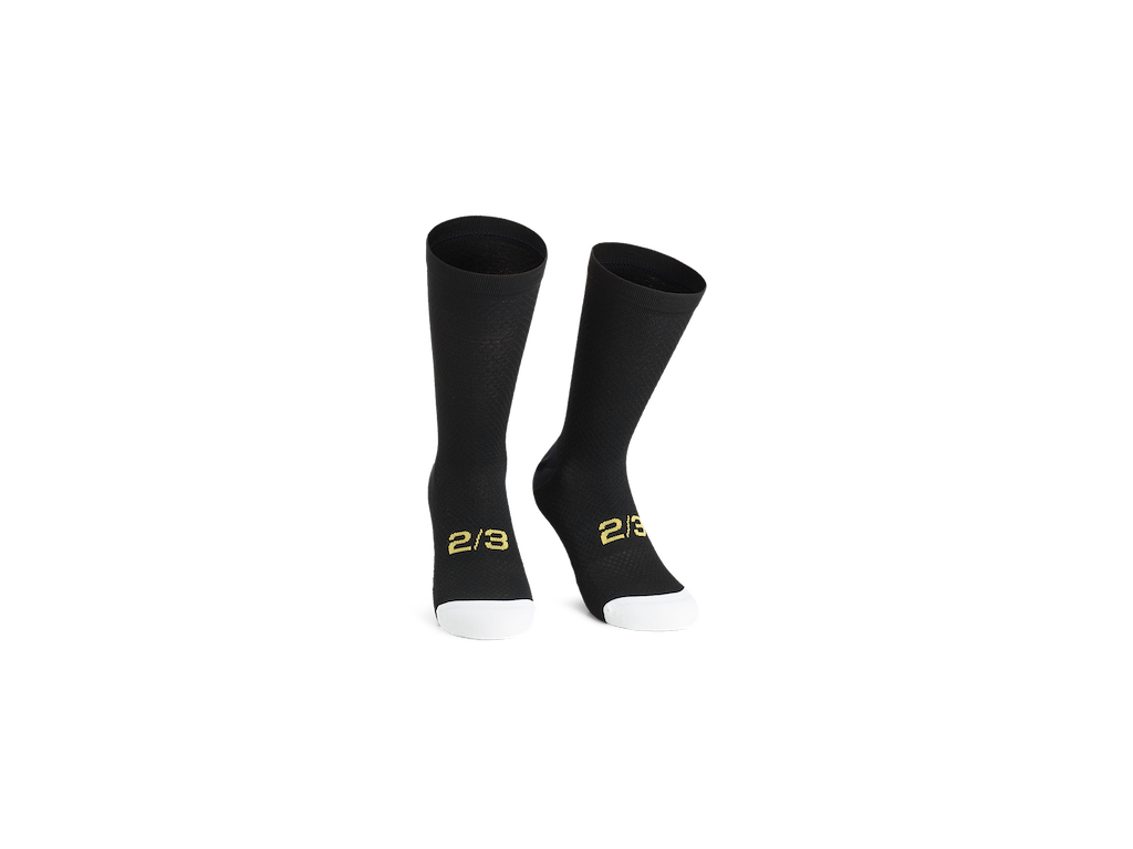 Assos Spring Fall Socks - Cykelstrømper - Sort - Str. 0