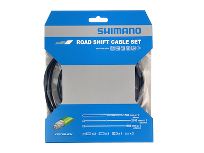 Shimano Gearkabel sæt Road - OT-SP41 Optislick  - Sort