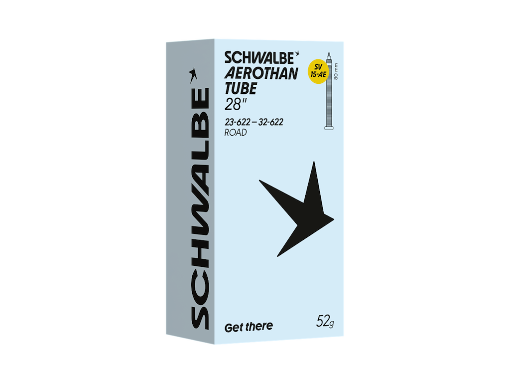 Schwalbe Aerothan slange 28" (23/32-622/630) med 80mm lang SV ventil - SV15-AE