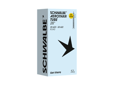 Schwalbe Aerothan slange 28" (23/32-622/630) med 80mm lang SV ventil - SV15-AE