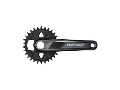 Shimano Deore - Kranksæt 1x12 gear Boost - 30 tands - 175mm pedalarme - M6120