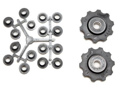 BBB pulleyhjul 10 tands med ABEC-3 lukkede lejer - Rollerboys 2 stk