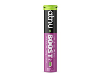 ATNU Boost Energy Drink - Koffeintabs med smag af Ice Tea Peach - 20 tabs