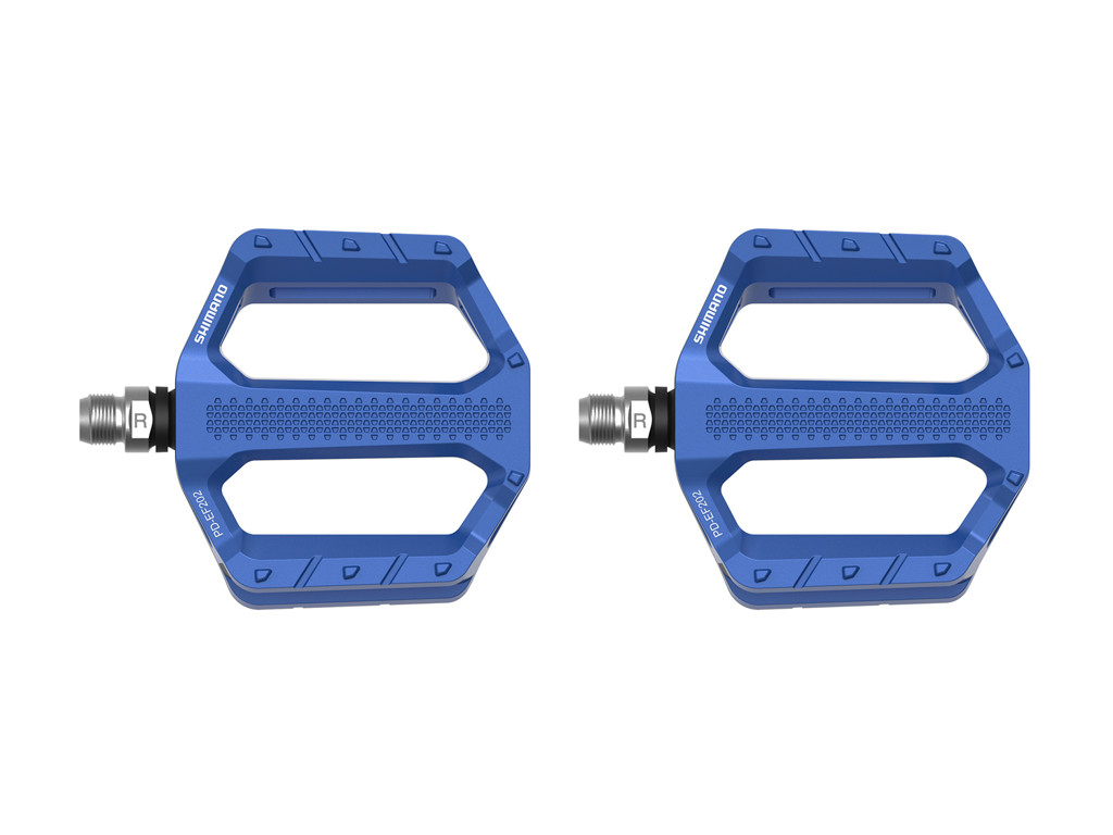 Shimano Flat - Pedaler Urban - Platform - Blå - PD-EF202
